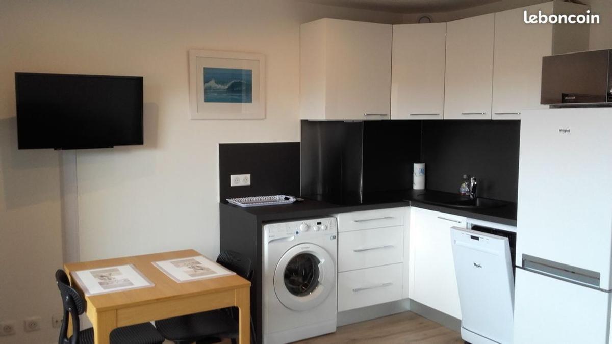 Anglet-Biarritz Studio Vue Mer - Terrasse + Garage Zewnętrze zdjęcie