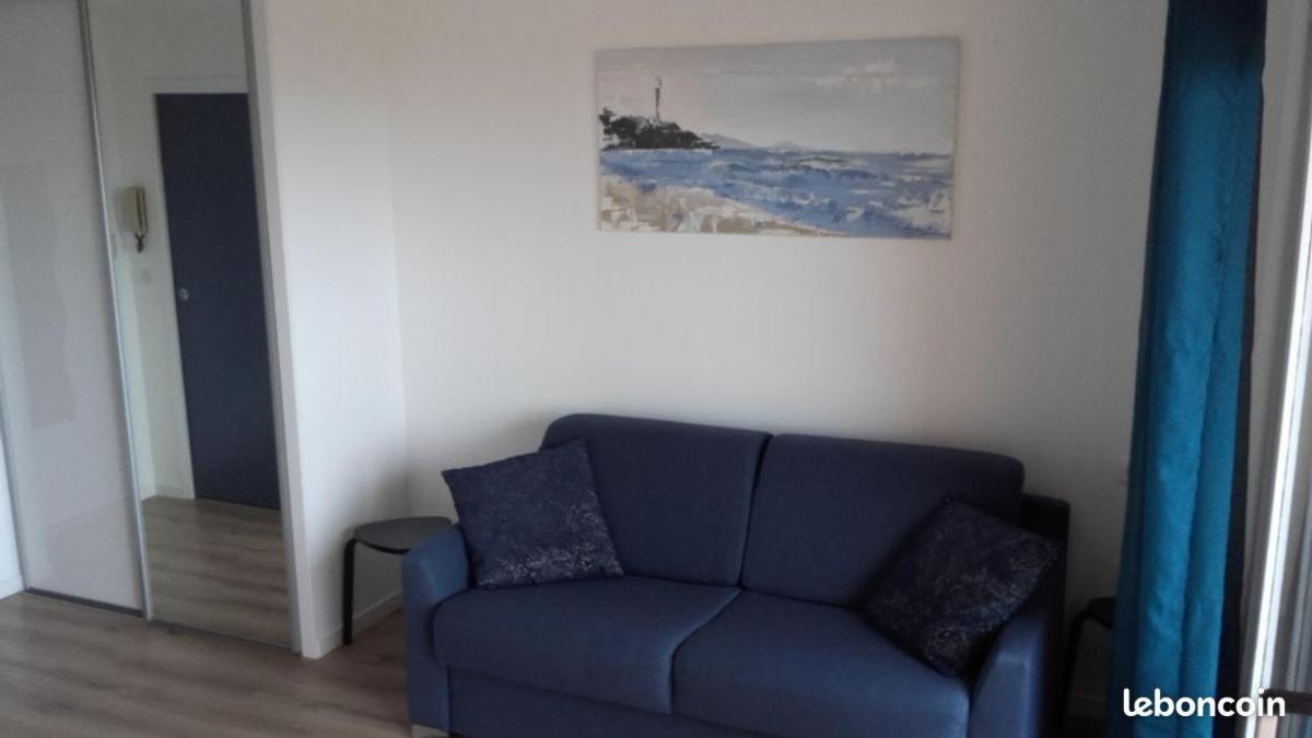 Anglet-Biarritz Studio Vue Mer - Terrasse + Garage Zewnętrze zdjęcie